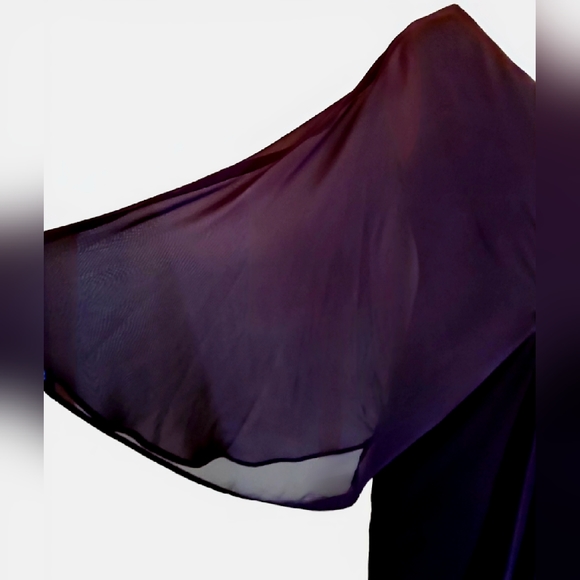 NWT Connected apparel size 4P dark purple dress - Picture 7 of 10